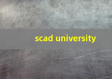 scad university